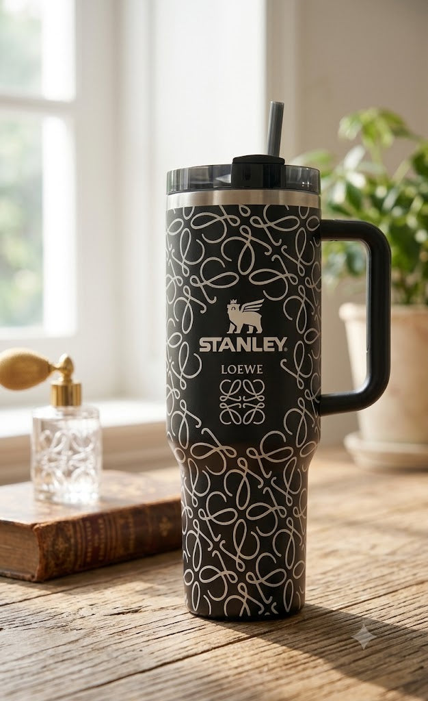 Stanley x Loewe Black Insulated Tumbler 40 oz with Handle